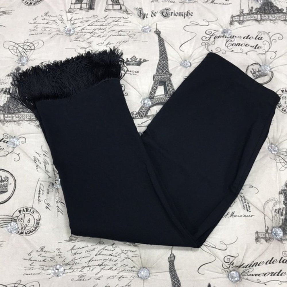 Inc Fringe-Trim Cropped Skinny Pants - Picture 8 of 8